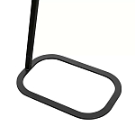 Столик приставной с прямоугольной серой столешницей Steel Stable Table варинант исполнения - 3 | Loft Concept во Владивостоке