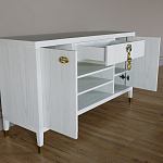 Комод-буфет Elsa Dreams White с открытыми полками   варинант исполнения - 6 | Loft Concept во Владивостоке