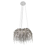 Люстра подвесная круглая с изогнутыми металлическими дугами и ниспадающими цепочками 65 см Atlantis Chain варинант исполнения - 12 | Loft Concept во Владивостоке