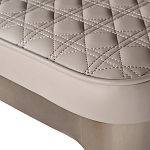 Стул барный светло-серый из экокожи Spectacular High Bar Stool варинант исполнения - 4 | Loft Concept во Владивостоке