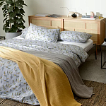 Постельное белье из сатина с рисунком 200х220 см Aurora Allure Sprout варинант исполнения - 3 | Loft Concept во Владивостоке