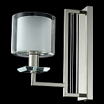 Бра с геометрическим каркасом из металла и цилиндрическим стеклянным плафоном Laurent варинант исполнения - 3 | Loft Concept во Владивостоке