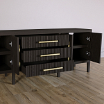 Большая VT-тумба Primo шпон темный орех варинант исполнения - 5 | Loft Concept во Владивостоке