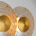 Бра из трех стеклянных фактурных дисков Eyepiece варинант исполнения - 4 | Loft Concept во Владивостоке