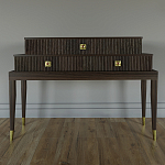 Премиальная Консоль с тремя ящиками Elsa Dreams Walnut варинант исполнения - 3 | Loft Concept во Владивостоке