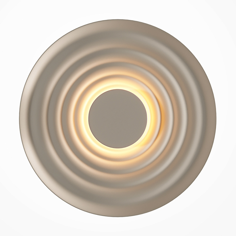 Бра круглое Soft Halo бежевый Бежевый во Владивостоке | Loft Concept 