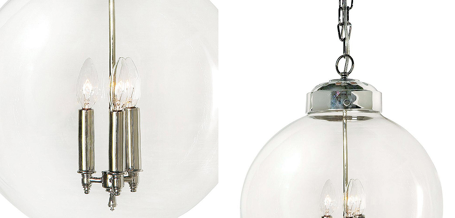 Подвесной светильник Conor Globe Hanging lamp Silver Подвесной светильник Conor Globe Hanging lamp Silver - Loft-Concept во Владивостоке