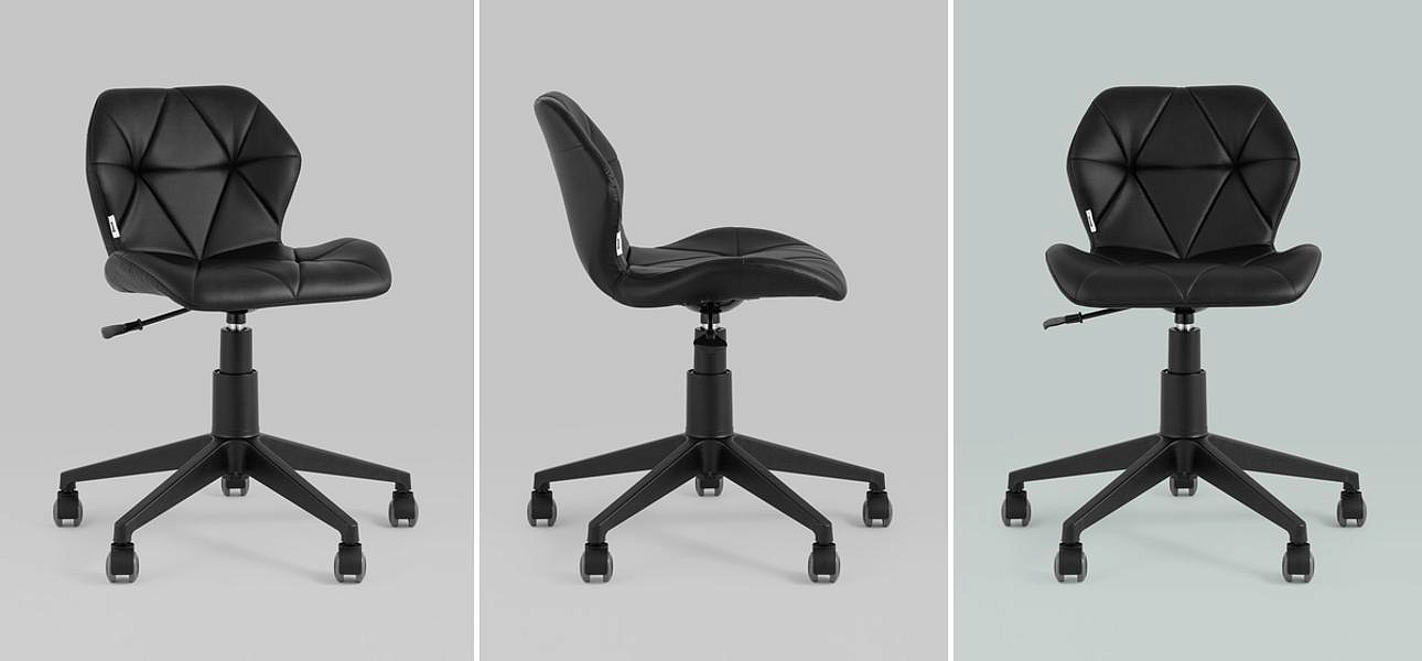 Офисный Стул Jeroen Chair Черная Экокода Офисный Стул Jeroen Chair Черная Экокода - Loft-Concept во Владивостоке