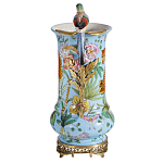 Ваза из фарфора с птицей на бронзовой ветке Garden of Eden варинант исполнения - 3 | Loft Concept во Владивостоке