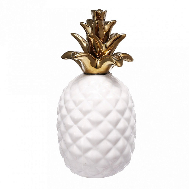Аксессуар Pineapple White & Gold Белый Золотой Аксессуар Pineapple White & Gold Белый Золотой во Владивостоке | Loft Concept