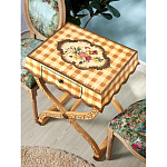 Приставной столик с ящиком в стиле ретро Vintage Rustic Tablecloth варинант исполнения - 7 | Loft Concept во Владивостоке