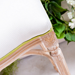 Барный стул золотистый из натурального бука с изображением птиц и цветов Blooming Birds варинант исполнения - 2 | Loft Concept во Владивостоке