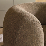 Дизайнерское полукруглое мягкое кресло CINNAMON Armchair варинант исполнения - 5 | Loft Concept во Владивостоке