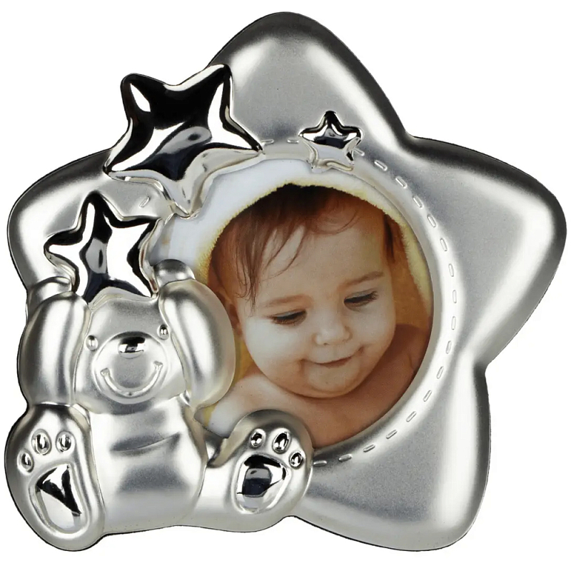 Фоторамка детская Childhood Corner Star Серебристый Фоторамка детская Childhood Corner Star Серебристый во Владивостоке | Loft Concept