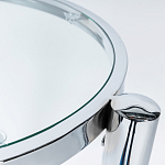 Приставной столик со стеклянной столешницей Deimos варинант исполнения - 2 | Loft Concept во Владивостоке