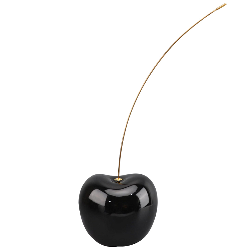 Декоративная статуэтка вишня Cherry Black Statuette Черный Золотой Декоративная статуэтка вишня Cherry Black Statuette Черный Золотой во Владивостоке | Loft Concept