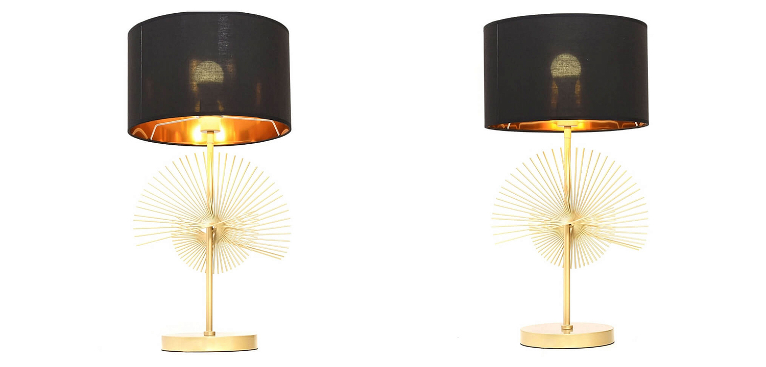 Настольная лампа Genoveva Table lamp black Настольная лампа Genoveva Table lamp black - Loft-Concept во Владивостоке