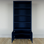 Книжный Стеллаж Elsa Dreams Blue с задней стенкой варинант исполнения - 4 | Loft Concept во Владивостоке