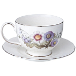 Чайный сервиз из фарфора с рисунком цветов на 6 персон 14 предметов Garden Whisper Porcelain Set  варинант исполнения - 3 | Loft Concept во Владивостоке