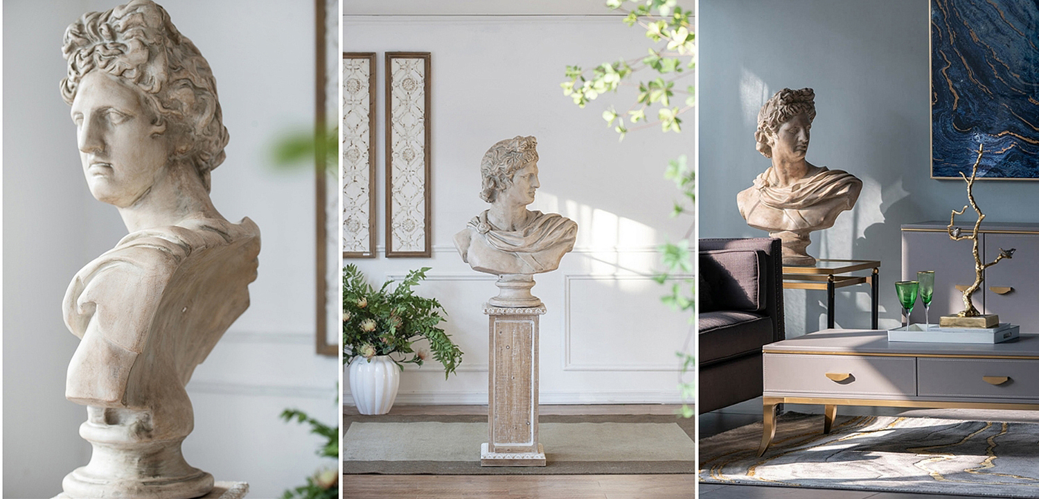 Статуэтка Antique Busts Apollo Belvedere Статуэтка Antique Busts Apollo Belvedere - Loft-Concept во Владивостоке