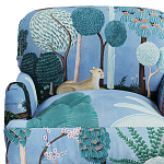 Дизайнерское классической формы на колесиках Trumann Armchair варинант исполнения - 4 | Loft Concept во Владивостоке