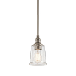Подвесной светильник со стеклянным плафоном в форме колокола с эффектом пузырьков Kichler варинант исполнения - 1 | Loft Concept во Владивостоке