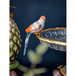 Чаша из прозрачного стекла с фигурками разноцветных попугаев на ободке 38 Eden Garden варинант исполнения - 3 | Loft Concept во Владивостоке