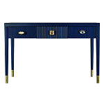 Дизайнерский Письменный стол Elsa Dreams Blue с тремя ящиками варинант исполнения - 5 | Loft Concept во Владивостоке