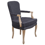 Кресло Aubrey Classical Armchair dark grey velour варинант исполнения - 1 | Loft Concept во Владивостоке