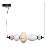 Подвесной светильник фигруный с керамическими элементами 18W LED Fragrant Light варинант исполнения - 3 | Loft Concept во Владивостоке