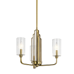  Люстра с прозрачными рифлеными цилиндрическими плафонами Kichler варинант исполнения - 1 | Loft Concept во Владивостоке