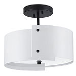 Потолочный светильник круглый светодиодный Semicircular White Panels белый варинант исполнения - 3 | Loft Concept во Владивостоке