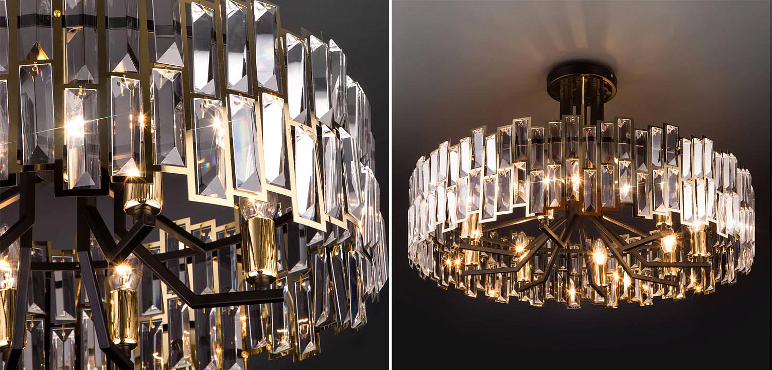 Потолочная люстра Darkness Chandelier gold 71 Потолочная люстра Darkness Chandelier gold 71 - Loft-Concept во Владивостоке