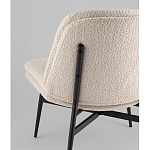 Кресло лаунж Tail молочный варинант исполнения - 3 | Loft Concept во Владивостоке