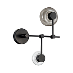 Бра с 2-мя плафонами разного диаметра и цвета Polyhedron варинант исполнения - 2 | Loft Concept во Владивостоке