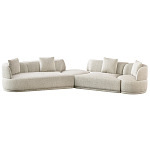 Угловой диван Calypso с поворотным механизмом и пуфом   варинант исполнения - 1 | Loft Concept во Владивостоке