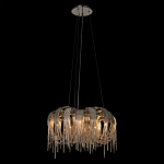 Люстра подвесная круглая с изогнутыми металлическими дугами и ниспадающими цепочками 65 см Atlantis Chain варинант исполнения - 11 | Loft Concept во Владивостоке