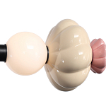 Подвесной светильник линейный с керамическими элементами 24W LED Fragrant Light варинант исполнения - 6 | Loft Concept во Владивостоке