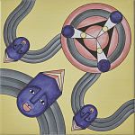 Плитка дизайнерская с узором Дива варинант исполнения - 4 | Loft Concept во Владивостоке