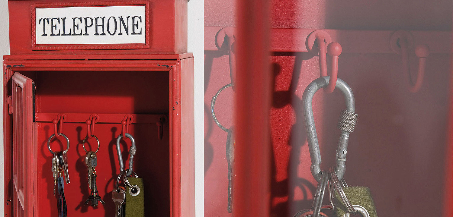 Ключница Red Telephone Box - Loft-Concept во Владивостоке