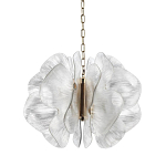 Люстра с крупными рельефным декором в виде лепестков 60 см Ethereal Bloom варинант исполнения - 1 | Loft Concept во Владивостоке