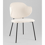 Стул Bellamy букле молочный варинант исполнения - 1 | Loft Concept во Владивостоке