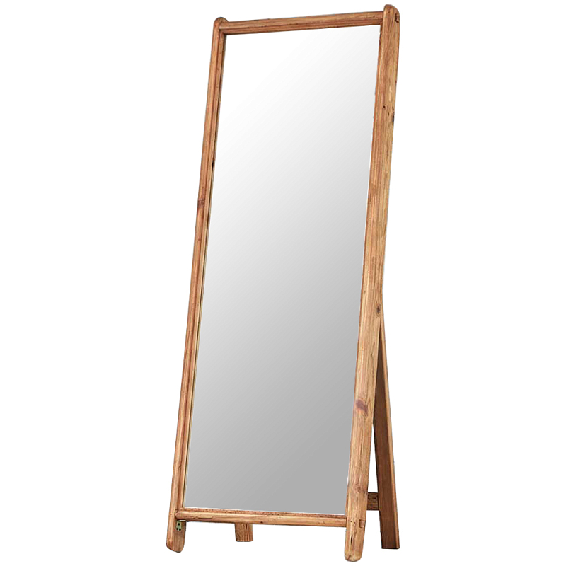 Напольное зеркало в деревянной раме Trina Wooden Mirror Древесина Зеркало Напольное зеркало в деревянной раме Trina Wooden Mirror Древесина Зеркало во Владивостоке | Loft Concept