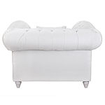 Кресло низкое с мягкой обивкой из велюра на 4-х ножках из массива березы Sophie Armchair white варинант исполнения - 3 | Loft Concept во Владивостоке