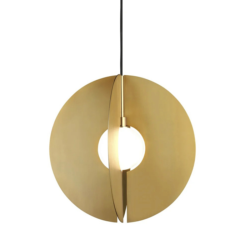 Подвесной светильник в форме золотых дисков Minimalist Lighting Fixture Золотой во Владивостоке | Loft Concept 