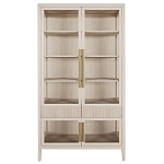 Витрина Primo со стеклянными фасадами и 2 ящиками Светлый дуб варинант исполнения - 7 | Loft Concept во Владивостоке