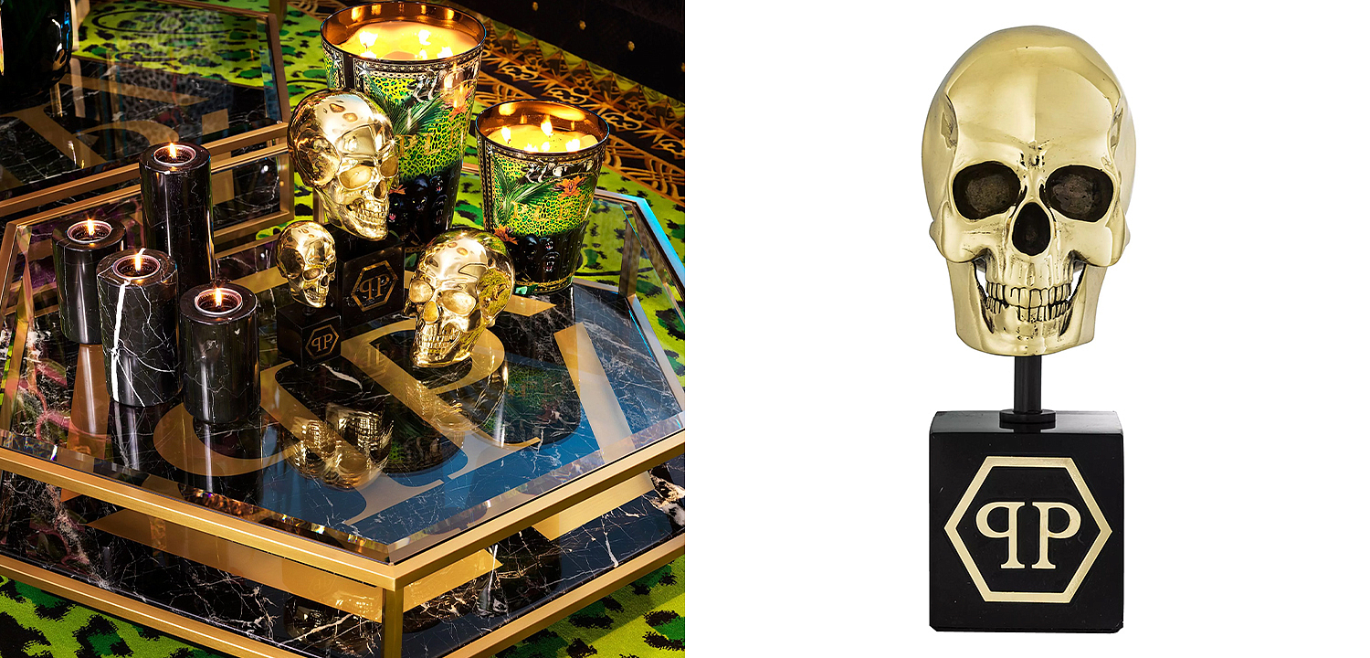 Статуэтка Philipp Plein Gold Skull S Статуэтка Philipp Plein Gold Skull S - Loft-Concept во Владивостоке