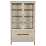 Витрина Primo со стеклянными фасадами и буфетом шпон Светлый дуб варинант исполнения - 1 | Loft Concept во Владивостоке