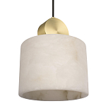 Подвесной светильник с круглым мраморным плафоном Marble square варинант исполнения - 5 | Loft Concept во Владивостоке