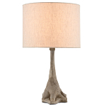 Настольная лампа с корпусом в виде дерева Gray Concrete Trunk варинант исполнения - 3 | Loft Concept во Владивостоке